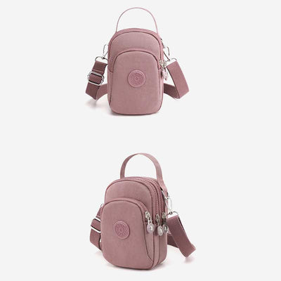 Lightweight Crossbody Bag Pouch Casual Phone Holsters with Headphone Hole