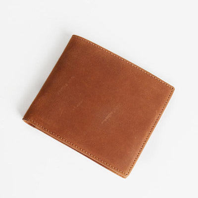 Genuine Leather Casual Bifold Vintage Wallet