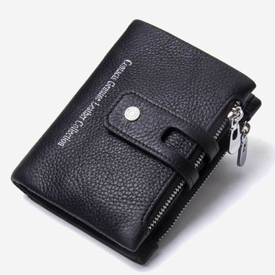 Multifunctional Real Leather Vintage Purse