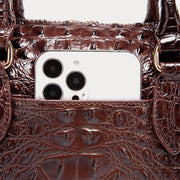 Tote For Women Travel Elegant Crocodile Pattern Crossbody Bag
