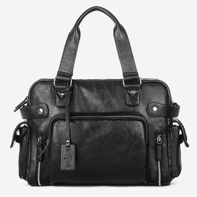 Handbag for Men Business Trip PU leather crossbody shoulder bag