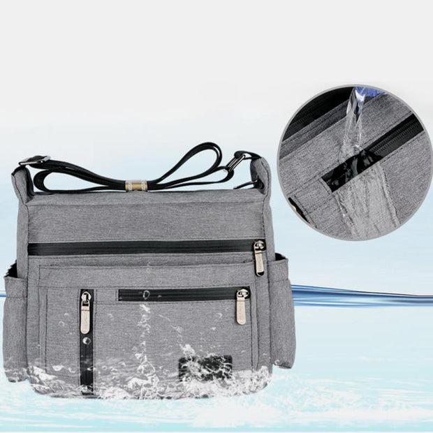 Multi-Function Large Capacity Water-Resistant Crossbody Bag