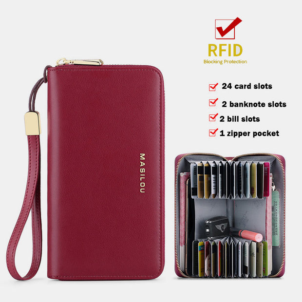 RFID Multifunctional Card Holder Purse Wallet