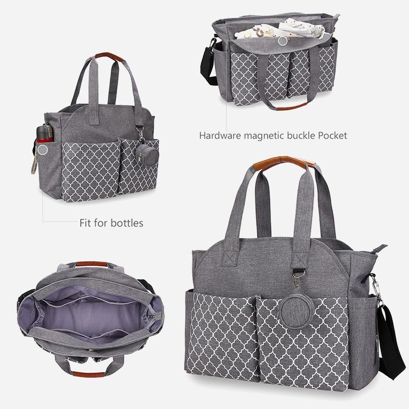 Tote Bag For Women Outdoor Travel Large Capacity Polyester Mommy Bag