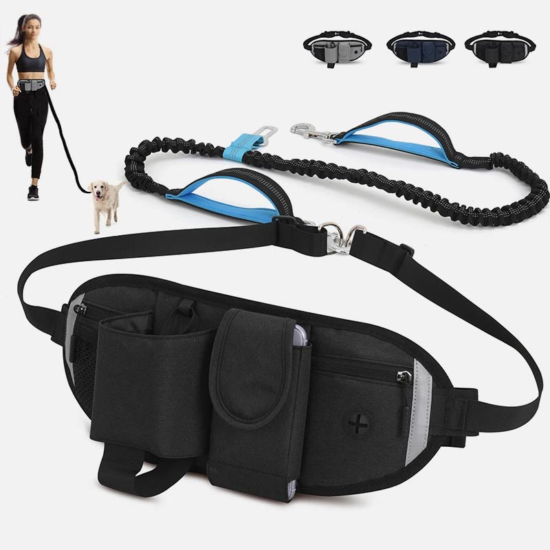 Multifunctional Waist Bag For Running Waterproof Dog Leash Sports Pack