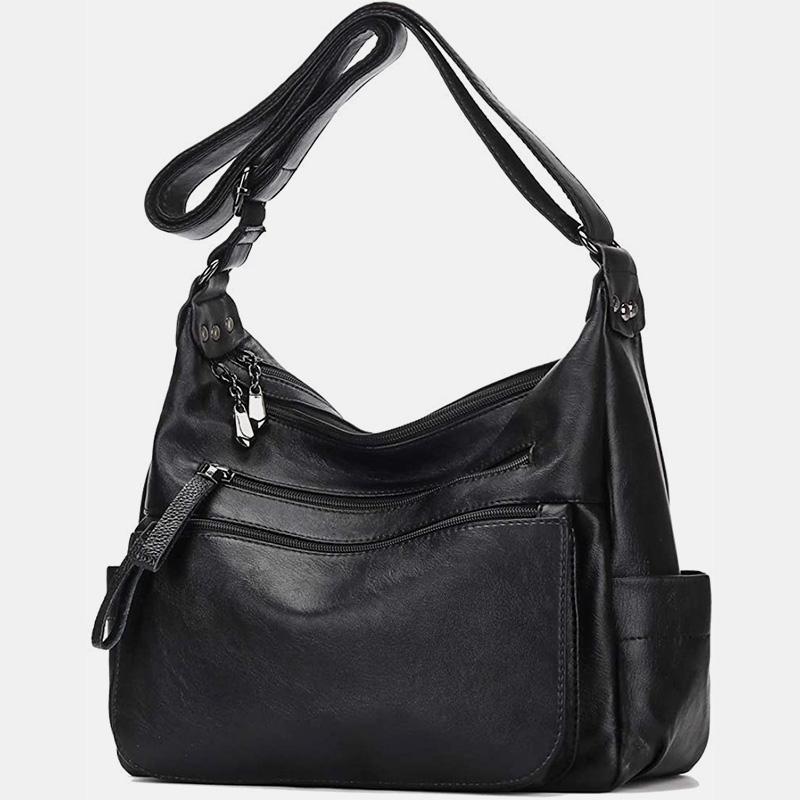 Casual Multi-Pocket Large Crossbody Bag