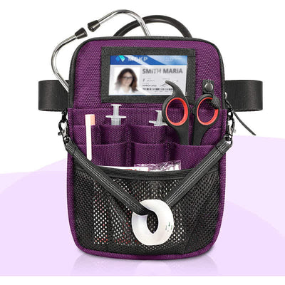 Nursing Waist Bag with Medical Gear Pockets Tape Holder Nurse Waist Pouch