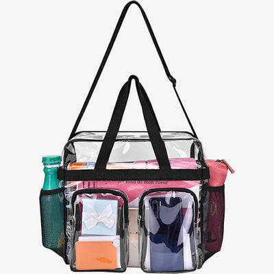 Tote Bag For Outing Protable Multi Pocket Transparent Crossbody Bag