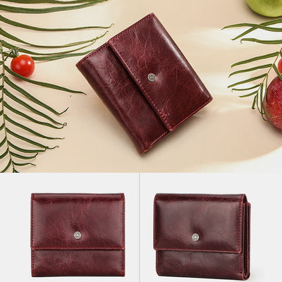 RFID Anti-Theft Genuine Leather Wallet