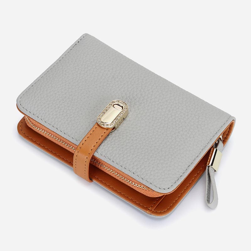 Wallet for Women Minimalist Multi-Slot Credit Card Holder Shopping Purse