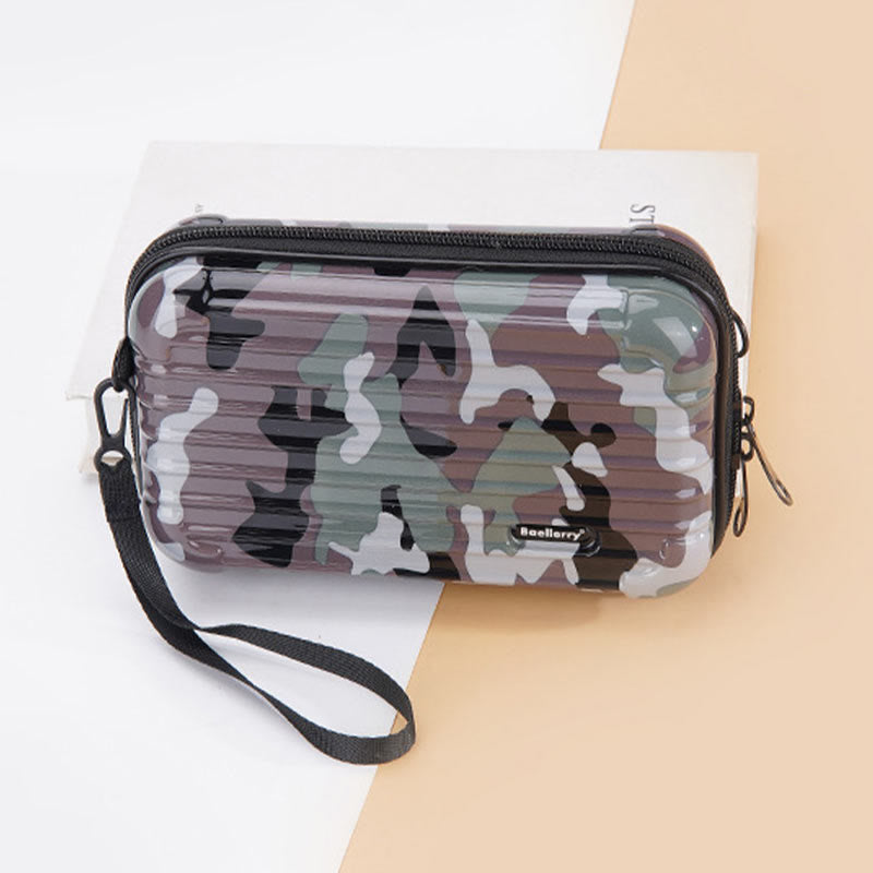 Camouflage Pattern Phone Bag For Outing Crossbody Make Up Bag