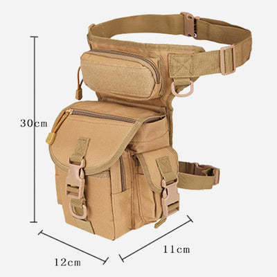 Multipurpose Leg Bag For Men Outdoor Riding Military Oxford Tactical Bag