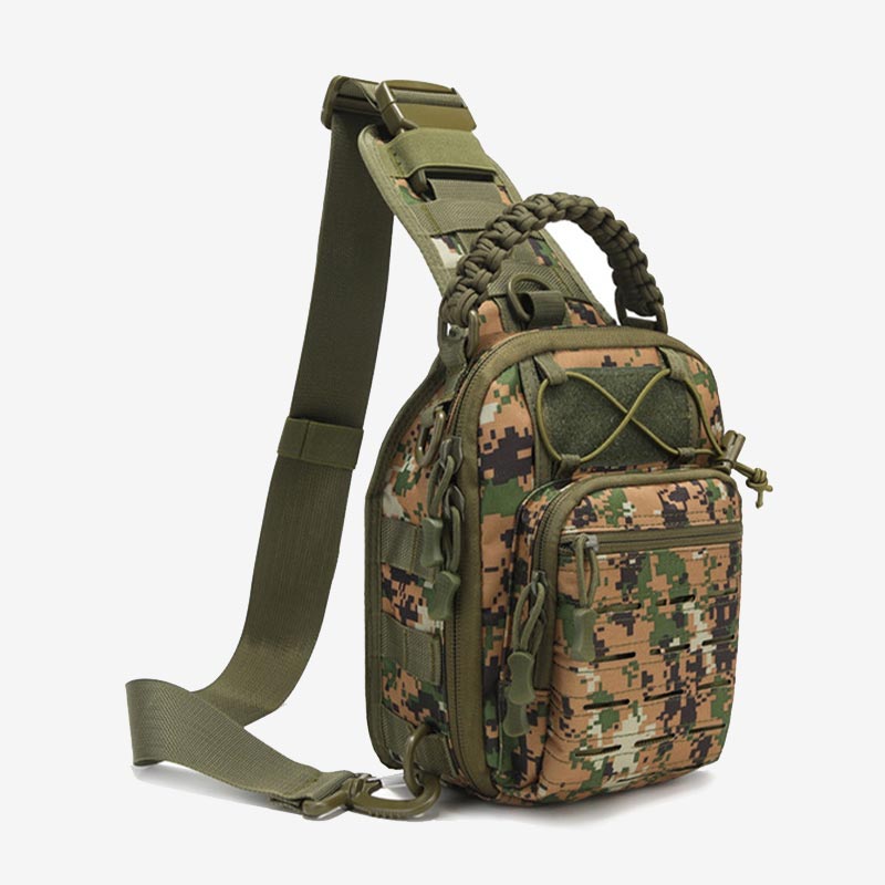 Camo Chest Bag Outdoor Sports Travel Portable Mens Sling Bag