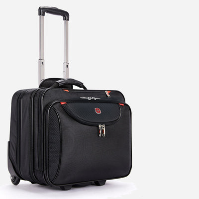 18 Inch Pull Rod Luggage Multiple Compartment Suitcase For Travel