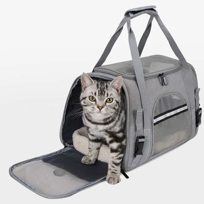 Soft Pet Carrier Airline Aprroved Soft-Sided Pet Travel Carrying Handbag