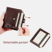 RFID Large Capacity Multi Card Leather Wallet