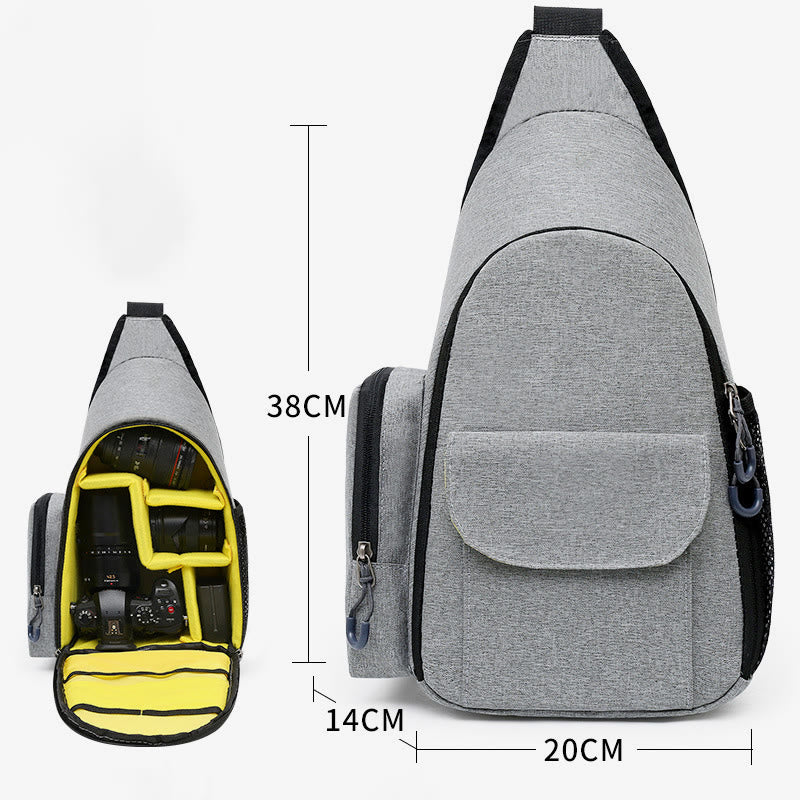 SLR Digital Camera Bag For Outdoor Durable Nylon Chest Bag