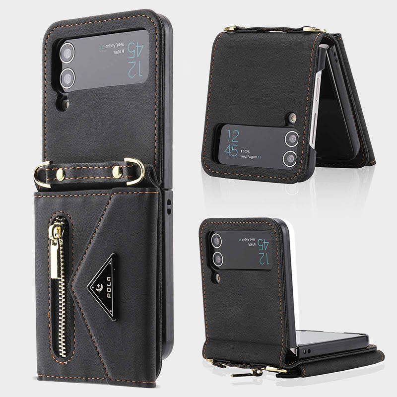 Phone Case For Samsung Flip Series Protective Cover Purse