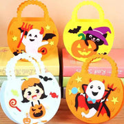 Halloween Candy Bag For Festival Cute Cartoon Ghost Felt Bag