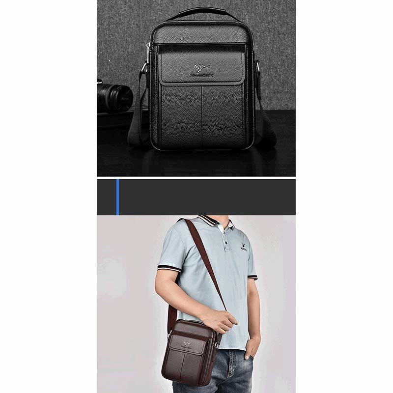 Messenger Bag for Men Large Capacity Business Trip Crossbody Bag