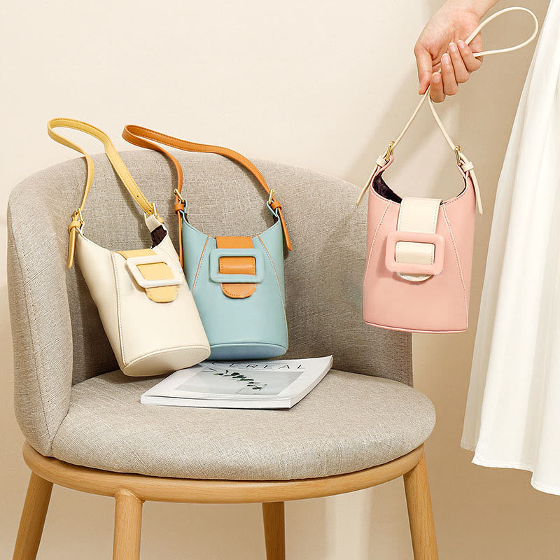 Shoulder Bag For Women Shopping Minimalist Bucket Mini Phone Bag