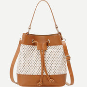 Top-Handle Bag for Women PU Leather Daily Shopping Crossbody Bag