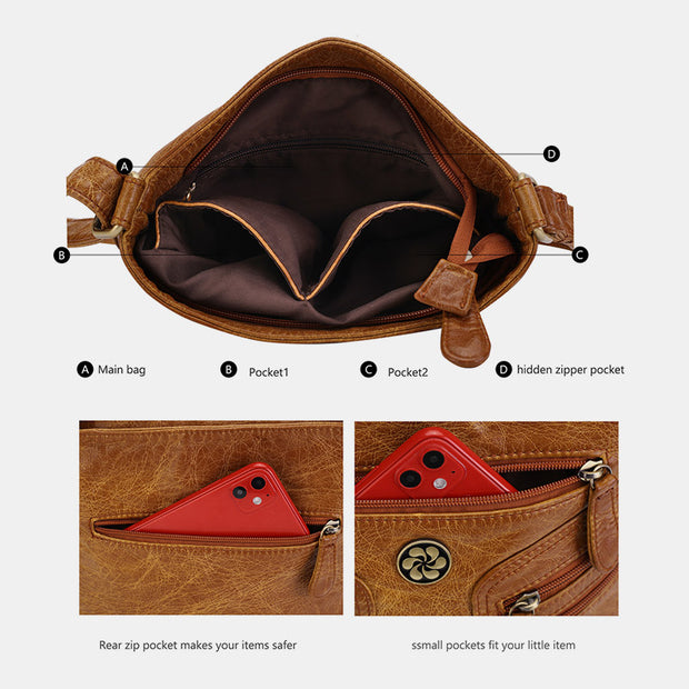 Large Capacity Multi-Pocket Crossbody Bag