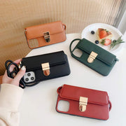 Designed for iPhone Wallet Case Handbag Shoulder Bag Phone Case
