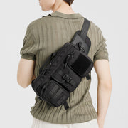 3 Way-Use Large Capacity Waterproof Breathable Comfortable Casual Sling Bag Waist Bag