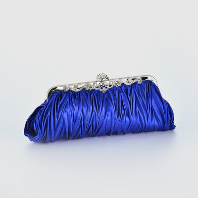 Evening Bag For Women Wedding Party Bride Pleated Chain Bag