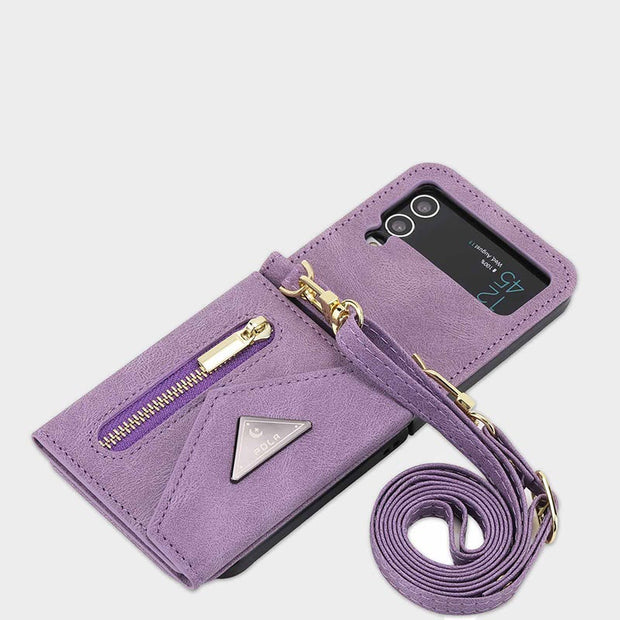 Phone Case For Samsung Flip Series Protective Cover Purse