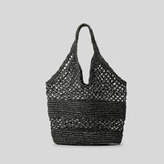 Beach Bag For Women Knitted Retro Hollowed Out Handbag