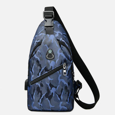 Waterproof Large-Capacity Casual Sling Bag Crossbody Bag