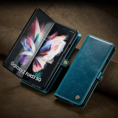 Folio Flip Phone Case PU Leather Wallet for Samsung Galaxy Z Fold 4 /Z Fold 3 / Z Fold 5