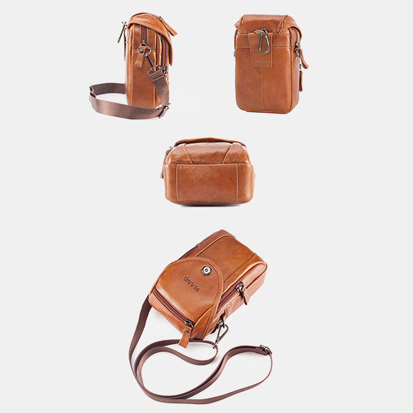 Genuine Leather Phone Purse Crossbody Bag