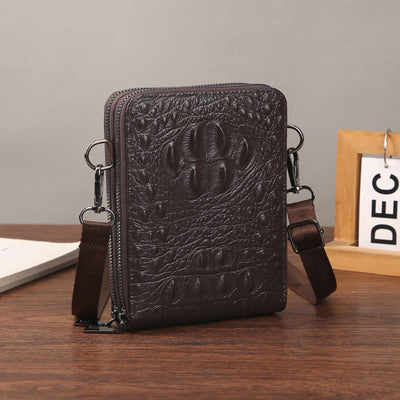 Detachable Strap Phone Bag For Women Embossing Leather Crossbody Bag