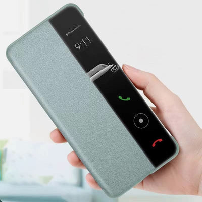 Huawei Mate Series Side Window Anti-Drop Flip Phone Case