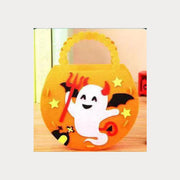 Halloween Candy Bag For Festival Cute Cartoon Ghost Felt Bag