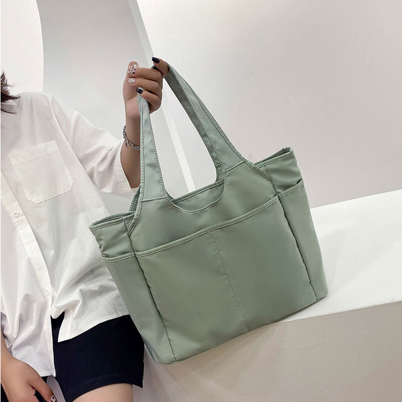 Large Capacity Tote Handbag for Women Multi-Pocket Casual Sport Shoulder Bag