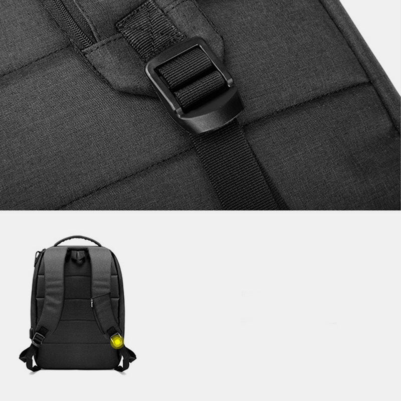 Waterproof USB Charging Multi-Pocket Backpack