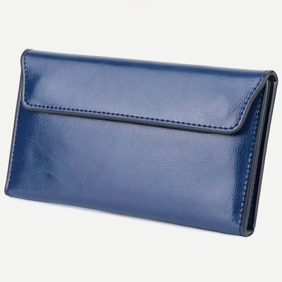 Wallet for Women Slim Multi-Function Minimalist Genuine Leather Handbag Purse