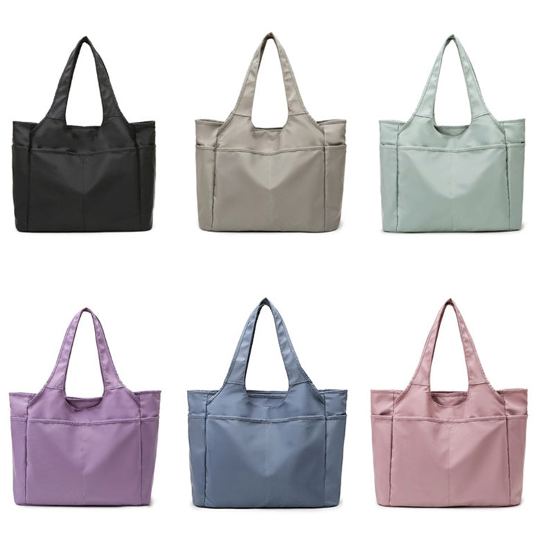 Large Capacity Tote Handbag for Women Multi-Pocket Casual Sport Shoulder Bag