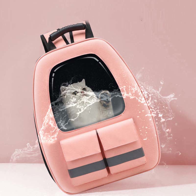 Pet Backpack Carrier for Cats Puppies Ventilated Cat Carrier with Pockets