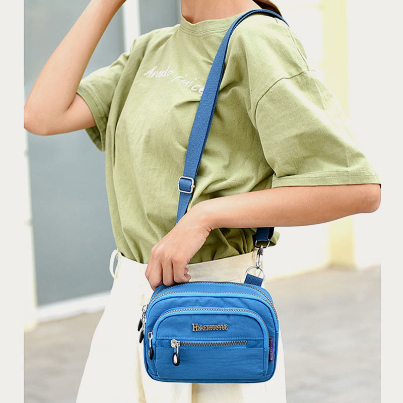 Crossbody Bag For Women Casual Adjustable Strape Nylon Waist Bag