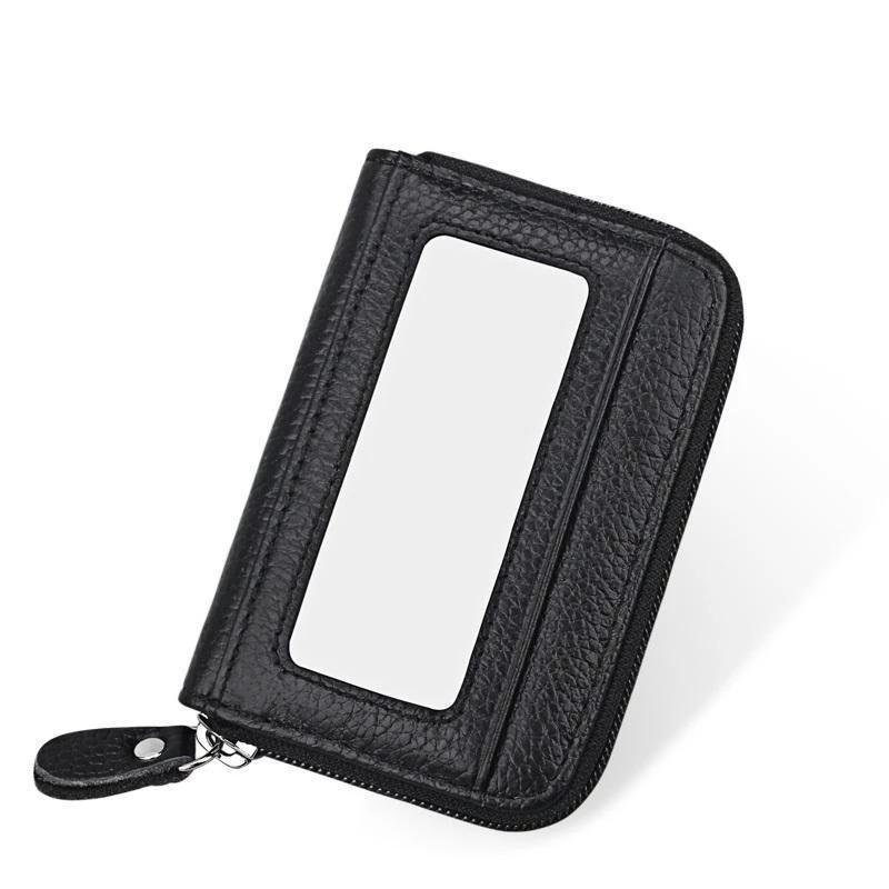 Large Capacity RFID Folding Wallet Card Holder