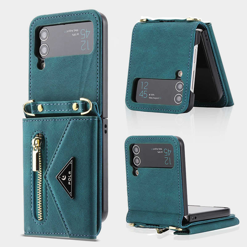 Phone Case For Samsung Flip Series Protective Cover Purse