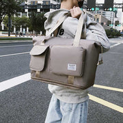 Waterproof Lightweight Large Capacity Expandable Fitness Travel Handbag