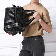 Handbag for Men Business Trip PU leather crossbody shoulder bag