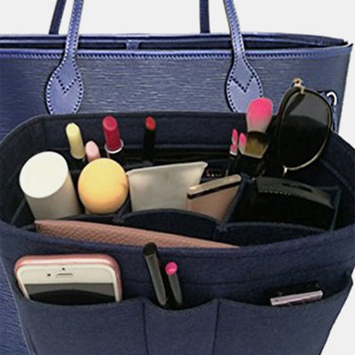 Storage Bag For Home Large Capacity Multi Compartment Felt Bag