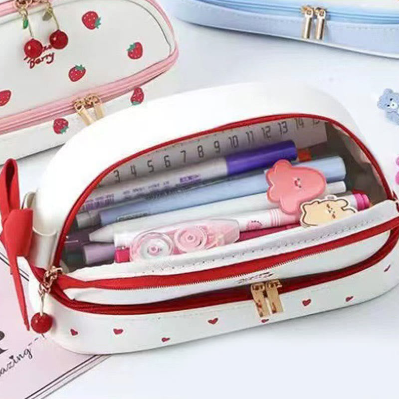 Pencil Case For Women Simple Cute Large Capacity Pen Case